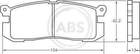 Abs Remblokset 36672 Abs Remblokset 36672