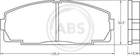 Abs Remblokset 36702 Abs Remblokset 36702