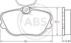 Abs Remblokset 36705 Abs Remblokset 36705