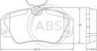 Abs Remblokset 36749 Abs Remblokset 36749