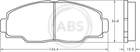Abs Remblokset 36760 Abs Remblokset 36760