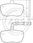 Abs Remblokset 36841 Abs Remblokset 36841