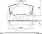 Abs Remblokset 37079 Abs Remblokset 37079
