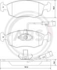Abs Remblokset 37122 Abs Remblokset 37122
