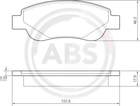 Abs Remblokset 37483 Abs Remblokset 37483