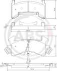 Abs Remblokset 38154 Abs Remblokset 38154
