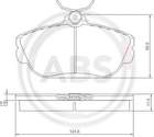 Abs Remblokset 38601 Abs Remblokset 38601