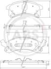 Abs Remblokset 38673 Abs Remblokset 38673