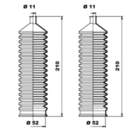 Moog Stuurhuis hoes K150028 Moog Stuurhuis hoes K150028