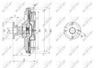Nrf Ventilatorkoppeling 49591 Nrf Ventilatorkoppeling 49591