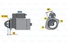 Bosch Starter 0 986 011 080 Bosch Starter 0 986 011 080
