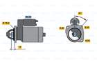 Bosch Starter 0 986 015 600 Bosch Starter 0 986 015 600