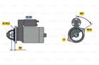 Bosch Starter 0 986 022 010 Bosch Starter 0 986 022 010