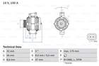 Alternator/Dynamo Bosch 0986044010 Alternator/Dynamo Bosch 0986044010