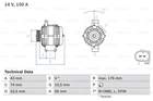 Alternator/Dynamo Bosch 0986047910 Alternator/Dynamo Bosch 0986047910