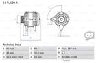 Alternator/Dynamo Bosch 0986080350 Alternator/Dynamo Bosch 0986080350
