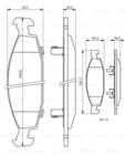 Bosch Remblokset 0 986 424 666 Bosch Remblokset 0 986 424 666