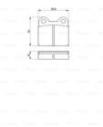 Bosch Remblokset 0 986 460 101 Bosch Remblokset 0 986 460 101
