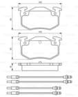 Bosch Remblokset 0 986 466 350 Bosch Remblokset 0 986 466 350