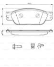 Bosch Remblokset 0 986 494 141 Bosch Remblokset 0 986 494 141