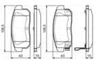 Bosch Remblokset 0 986 494 223 Bosch Remblokset 0 986 494 223