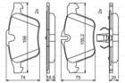 Bosch Remblokset 0 986 494 808 Bosch Remblokset 0 986 494 808