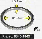 Triscan ABS ring 8540 16401 Triscan ABS ring 8540 16401