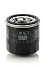 Mann-filter Oliefilter W 67/2 Mann-filter Oliefilter W 67/2
