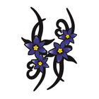 Mijnautoonderdelen Sticker Set Violet Tribal Flowers 2 AV 125030 Mijnautoonderdelen Sticker Set Violet Tribal Flowers 2 AV 125030