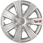 Mijnautoonderdelen Wieldop Set VR 14'' Silver/Carbon-L PP 5154 Mijnautoonderdelen Wieldop Set VR 14'' Silver/Carbon-L PP 5154