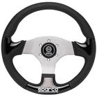 Sparco SteeringWheel P222 345mm zwart/alu SP 15THPUNR Sparco SteeringWheel P222 345mm zwart/alu SP 15THPUNR