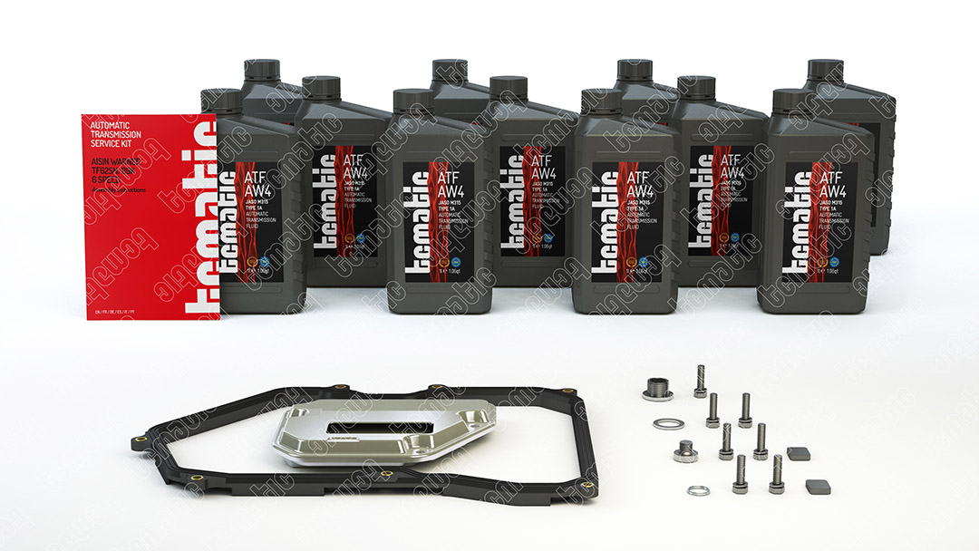 Onderd.set, olie verversen van automatische versnellingsbak Tcmatic 105.101.2005