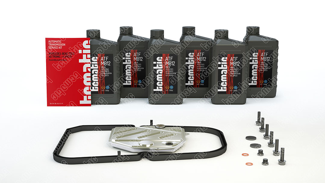 Onderd.set, olie verversen van automatische versnellingsbak Tcmatic 105.108.0001