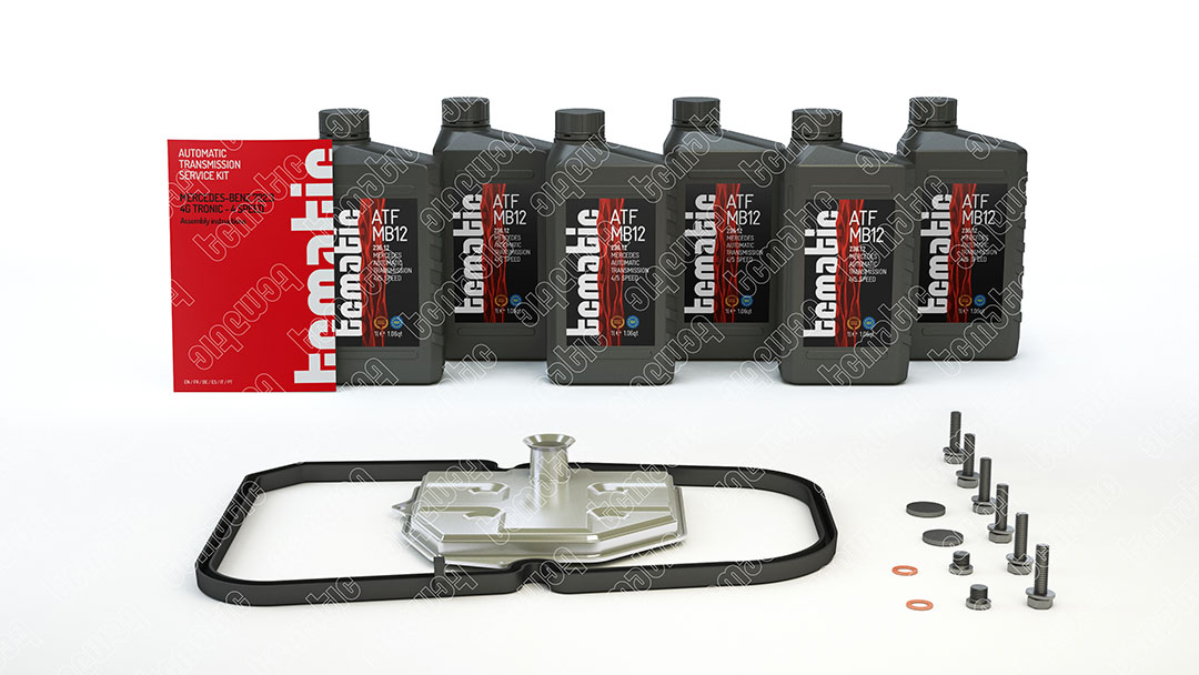 Onderd.set, olie verversen van automatische versnellingsbak Tcmatic 105.108.0015