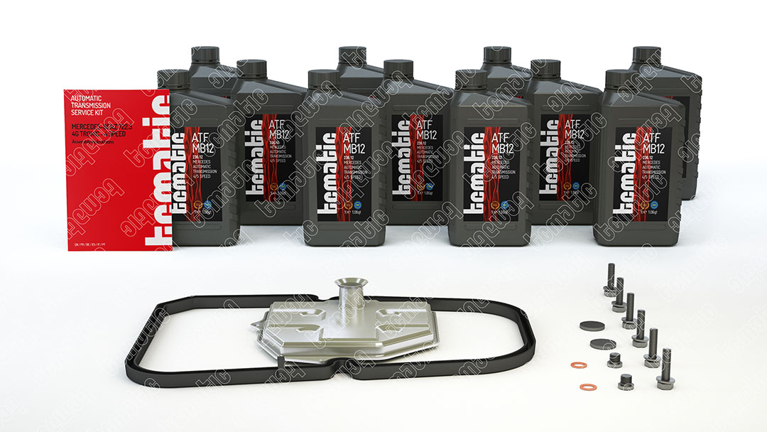 Onderd.set, olie verversen van automatische versnellingsbak Tcmatic 105.108.2015