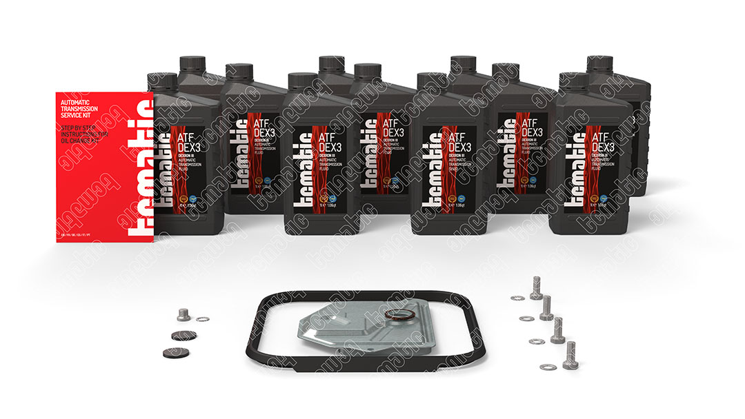 Onderd.set, olie verversen van automatische versnellingsbak Tcmatic 105.108.2018