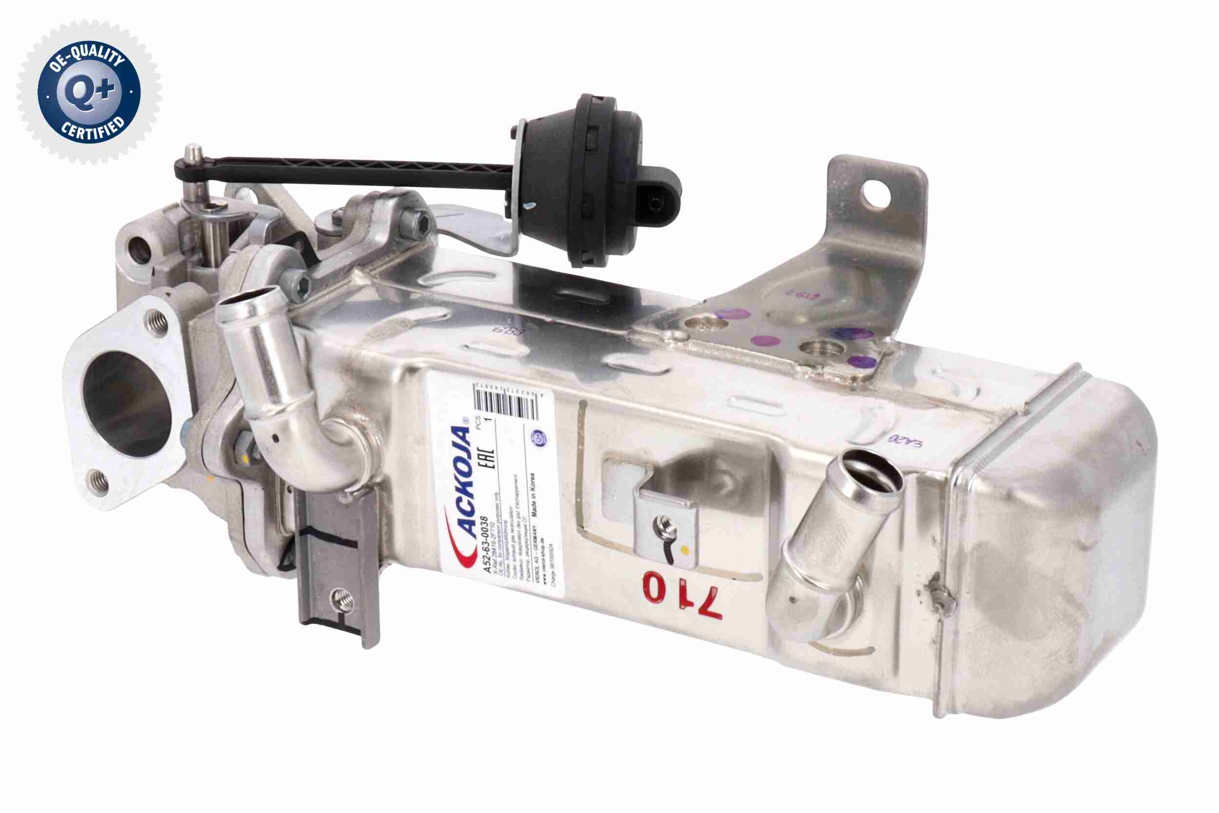 Ackoja Koeler, uitlaatterugvoering A52-63-0038