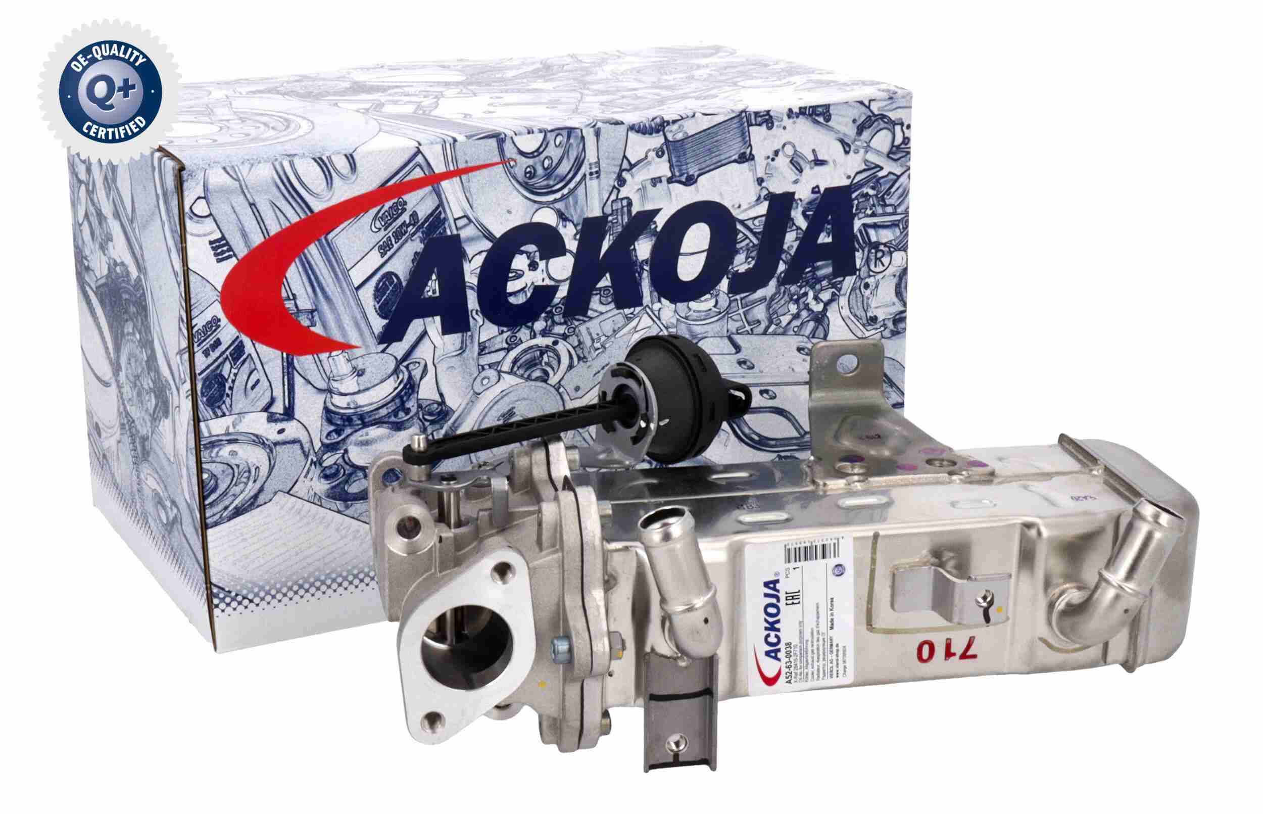 Ackoja Koeler, uitlaatterugvoering A52-63-0038