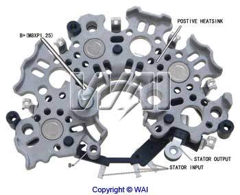 WAI Dynamo gelijkrichter (Diodebrug) IBR240