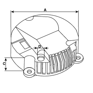 Hc-Cargo Beschermkap, alternator/dynamo F 032 232 457