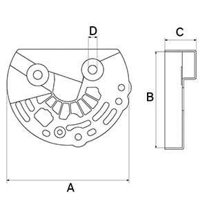 Hc-Cargo Beschermkap, alternator/dynamo F 032 335 178