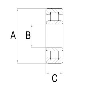 Hc-Cargo Sleepringvoering, generator F 032 140 515