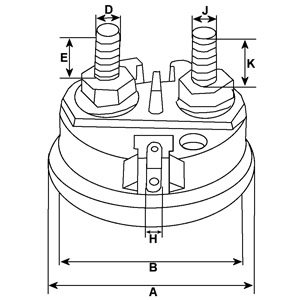 Hc-Cargo Magneetschakelaar, startmotor F 032 330 795
