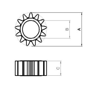 Hc-Cargo Rondsel, startmotor F 032 330 887
