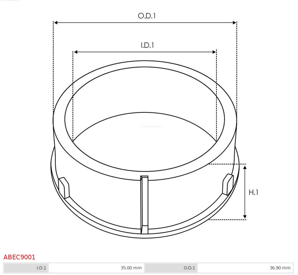 AS-PL Beschermkap, alternator/dynamo ABEC9001