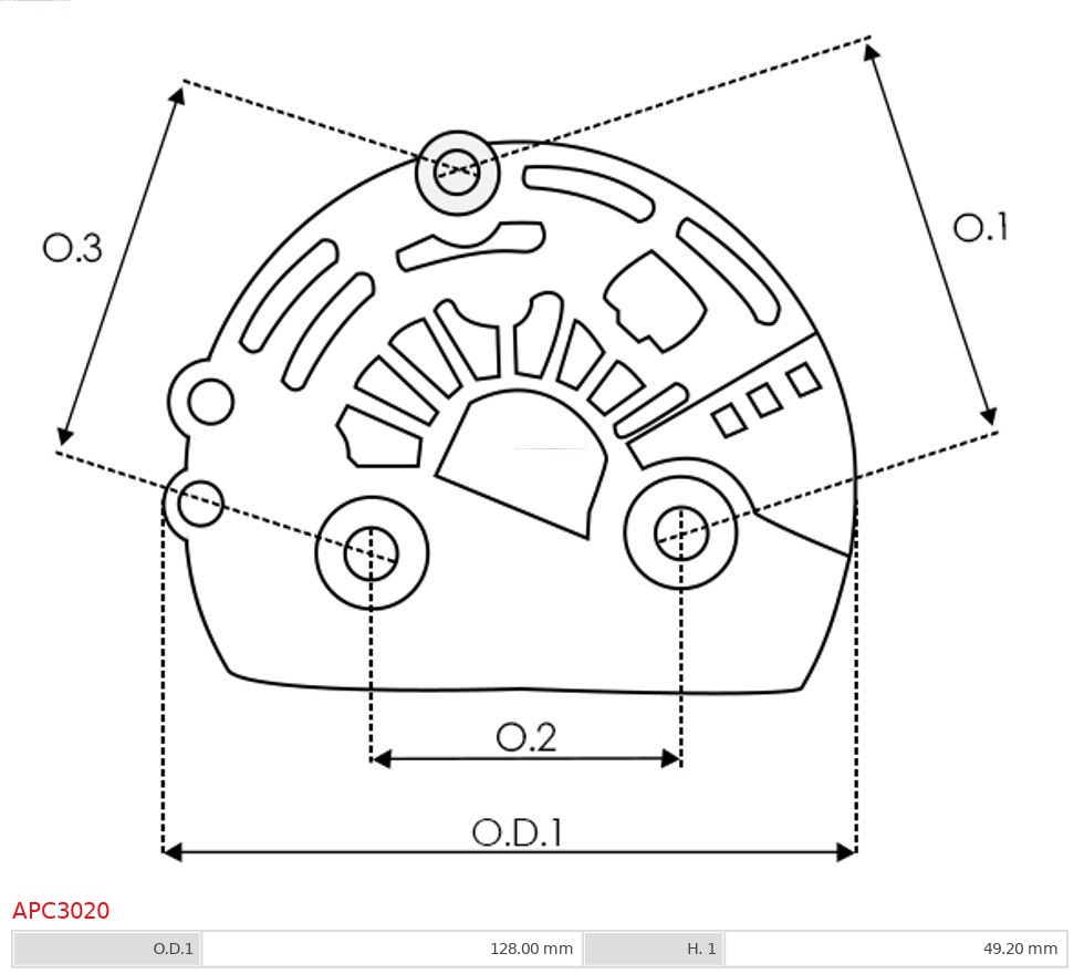 AS-PL Beschermkap, alternator/dynamo APC3020