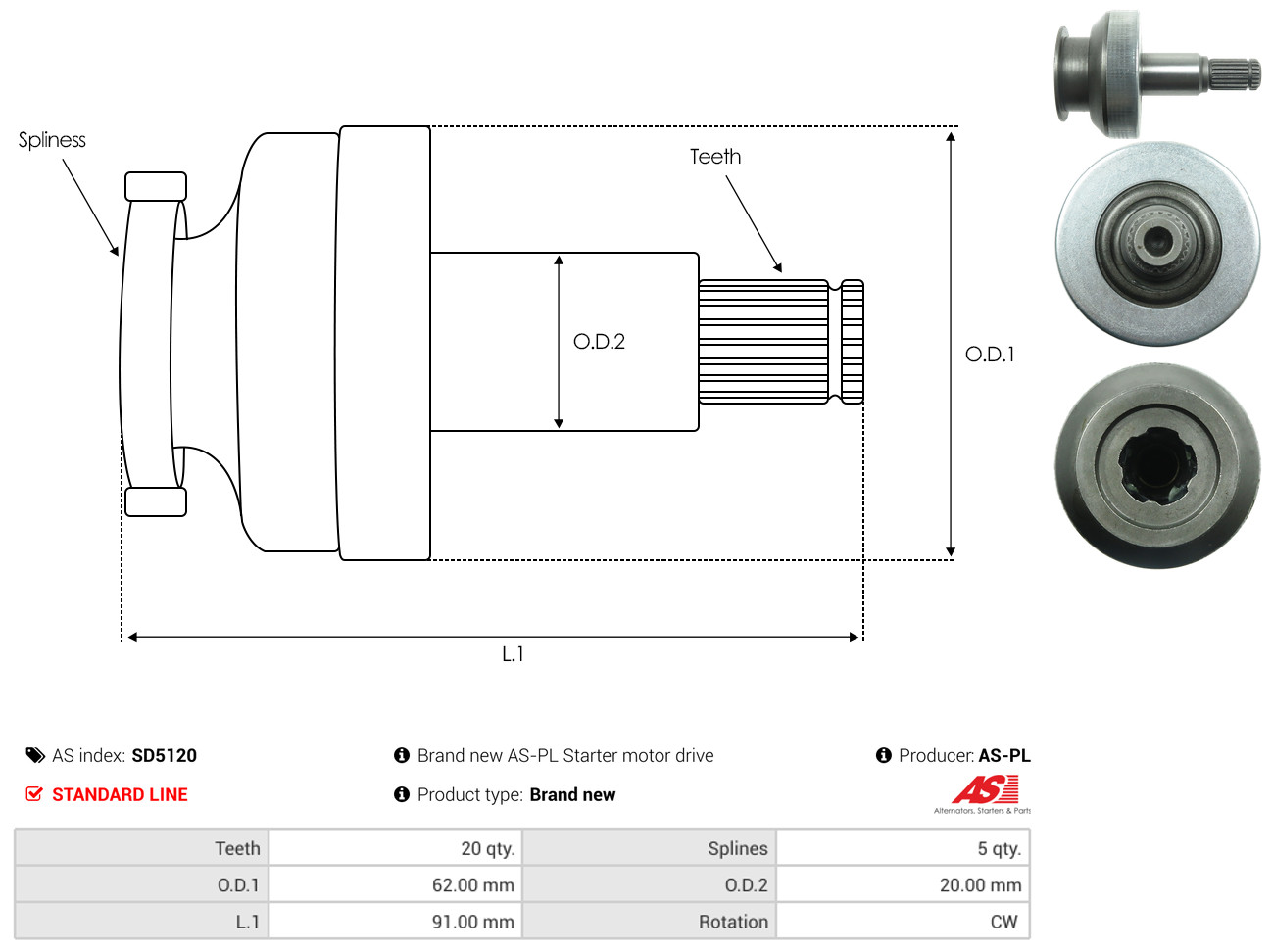 AS-PL Starter SD5120