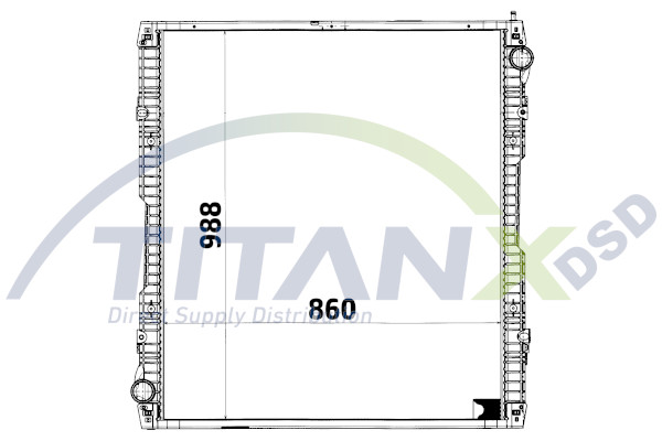 Radiateur Titanx RX149002