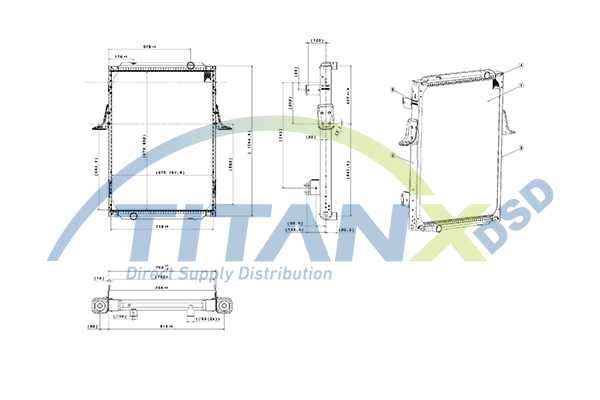 Radiateur Titanx RX169009