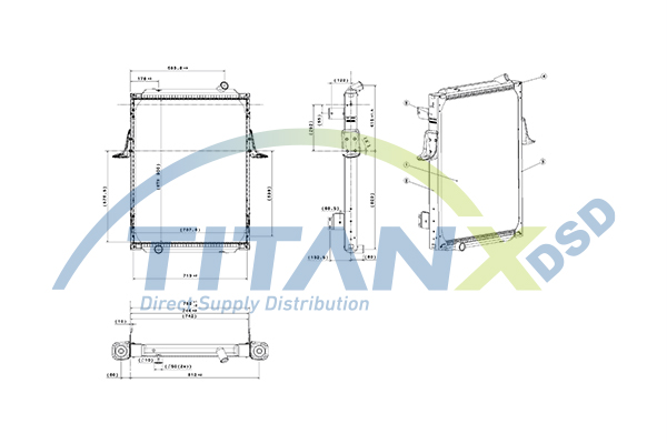 Radiateur Titanx RX169016